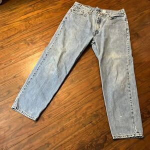 Levi’s relaxed fit 550 jeans 40 x 32. Well loved.